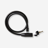 Lock Cable 73Cm W/2 Keys Black