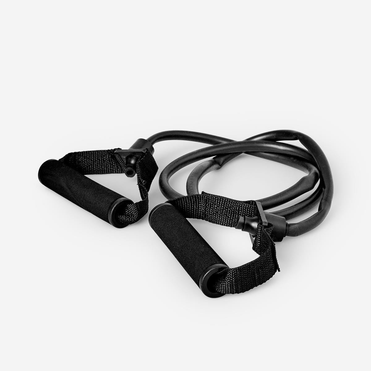 Elastic Handles Fr Strgthng 3MM Blk (In)