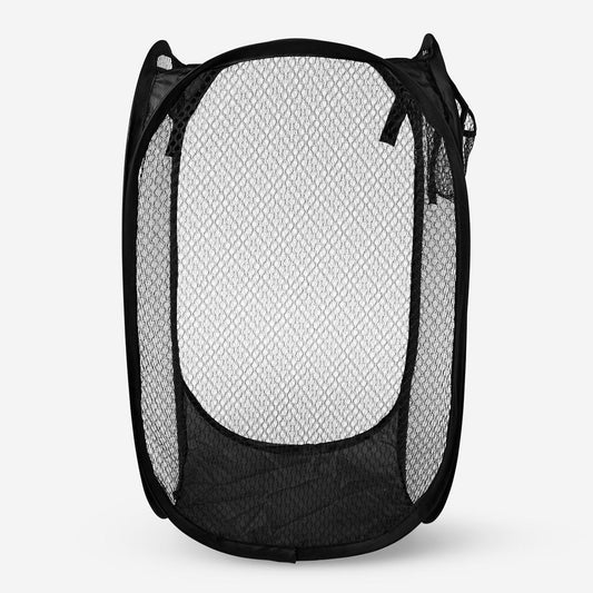 Laundry Bin Pop Up Black (In)