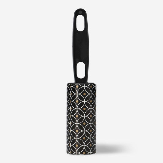 Lint Roller with Handle Black