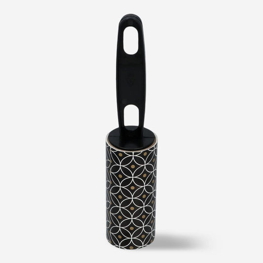 Lint Roller with Handle Black