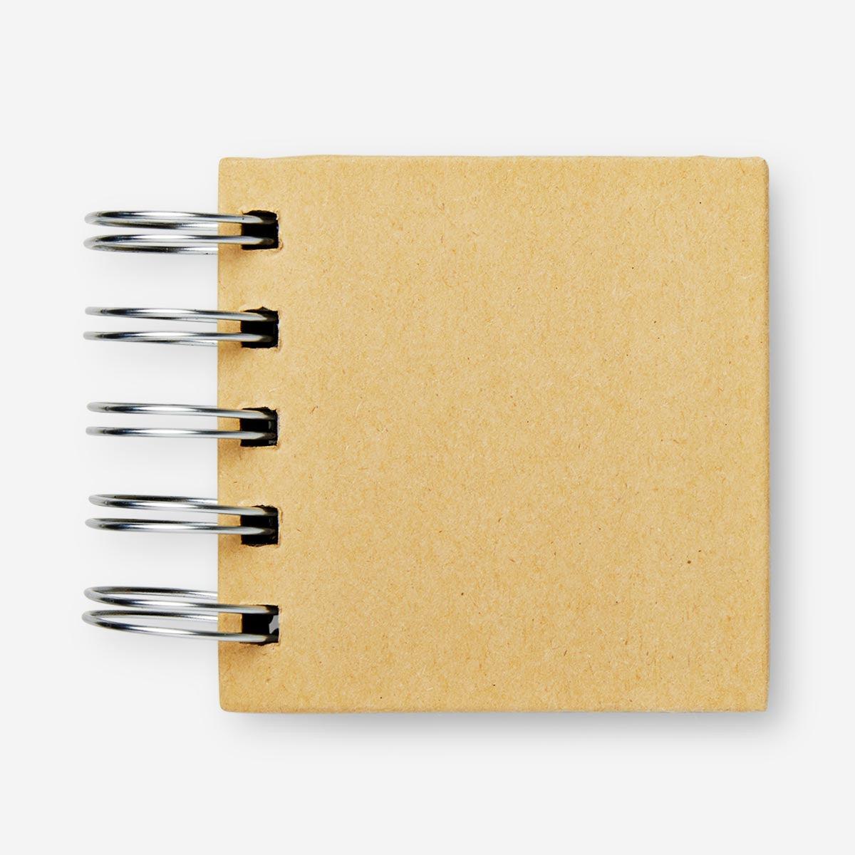 Memopads With Spiral Brown Craft