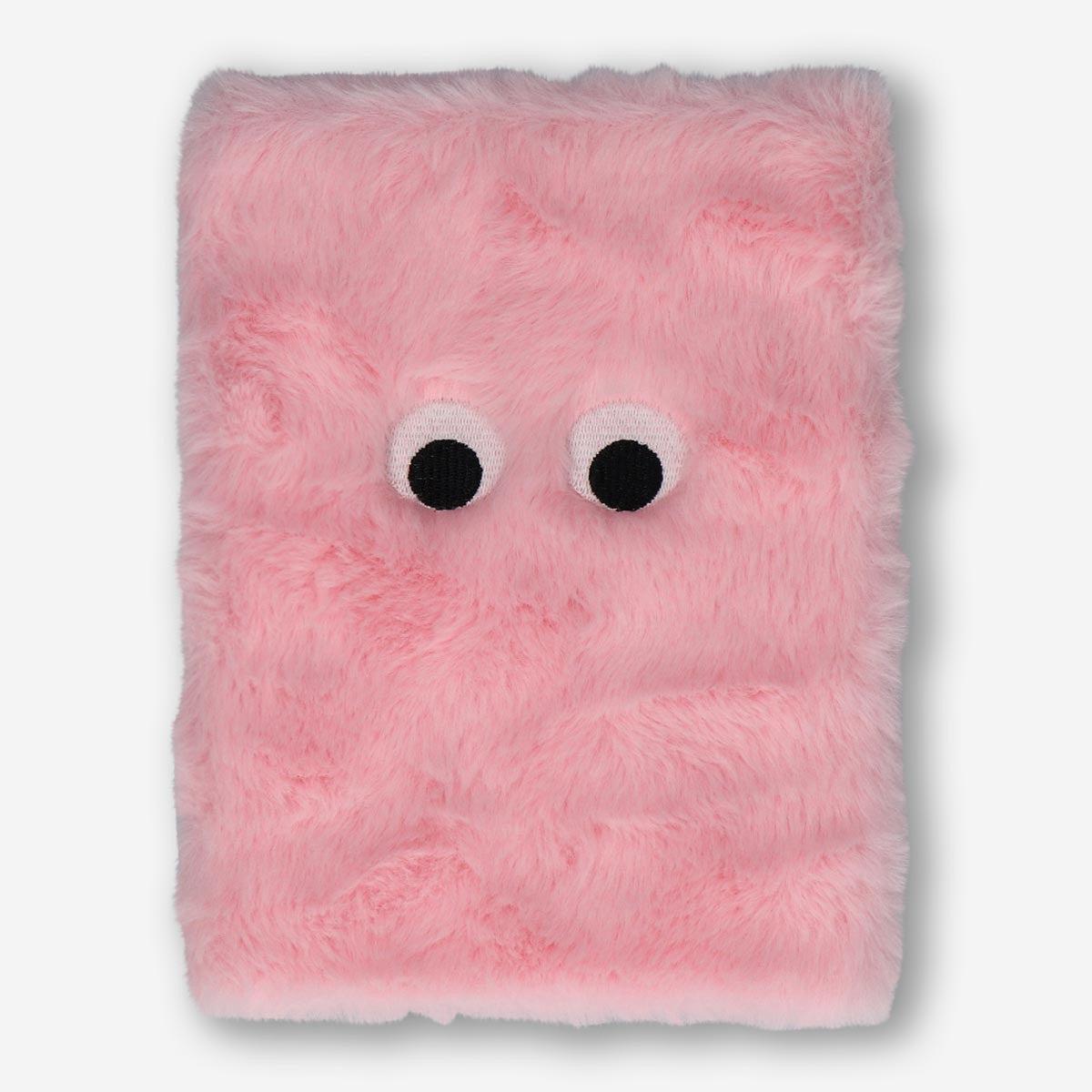 Notebook Plush with Eyes Pink – Flying Tiger Copenhagen