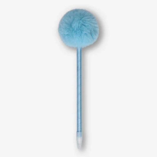 Pen With Pom Pom Blue