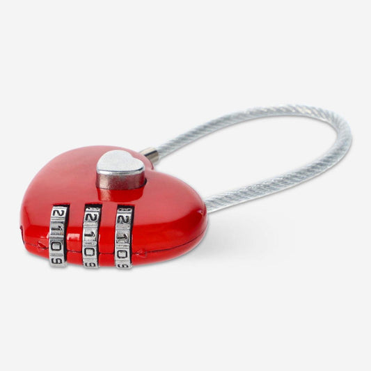 Padlock Heart with Code