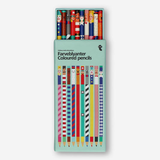 Pencils Coloring In Box Amusement Park