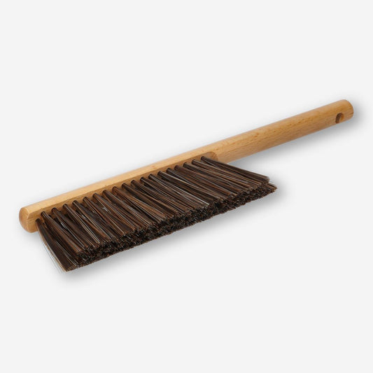 Broom with Wood Handle Brown