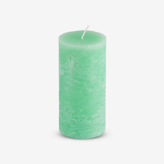 Rustic Candles Light Green Dia57 X 120Mm