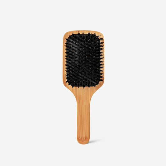 Brush Paddle Large Black Bamboo