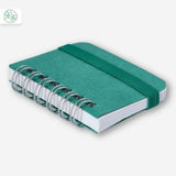 Notebook with Spiral Mini Green Craft