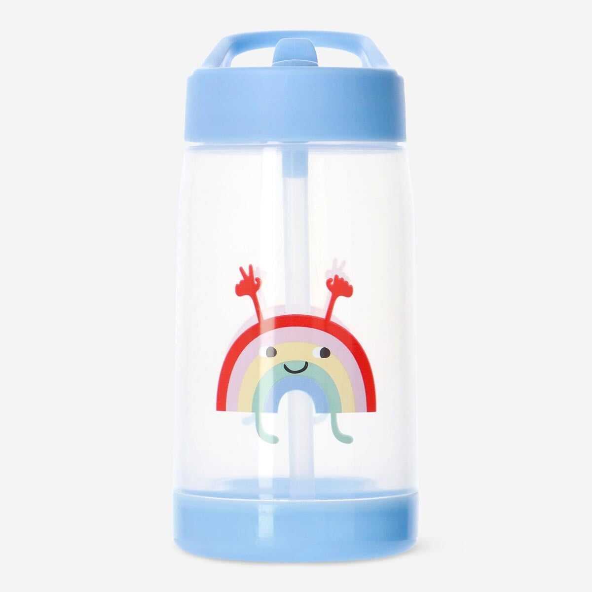 Bottle Drinking 420ml For Kids Rainbowith Blue