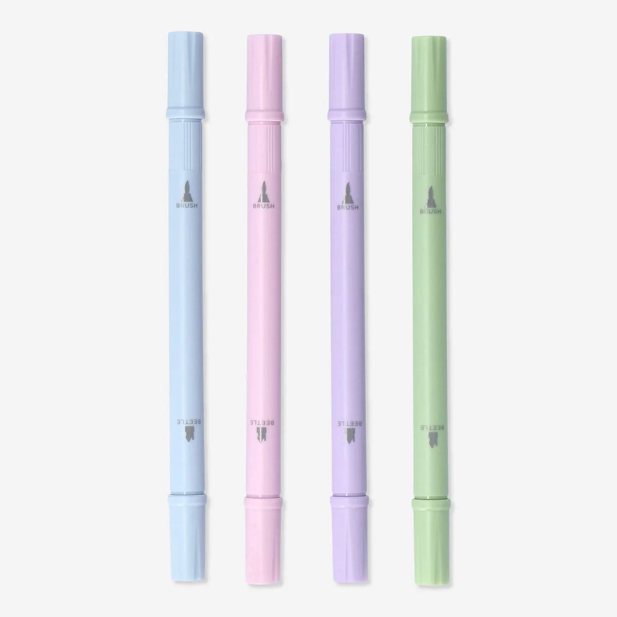 Highlighters Dual End Pastel 4Pcs