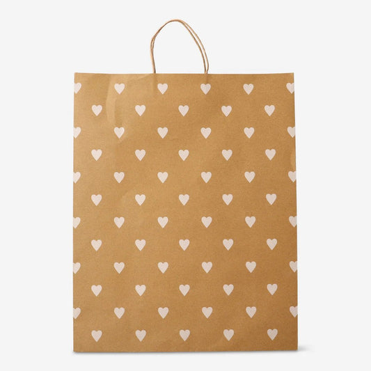 Gift Bag - Big Size Hearts 40 X 50 Cm