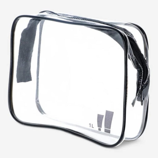 Toiletry Bag Transparent For Carry-On Travel 1L