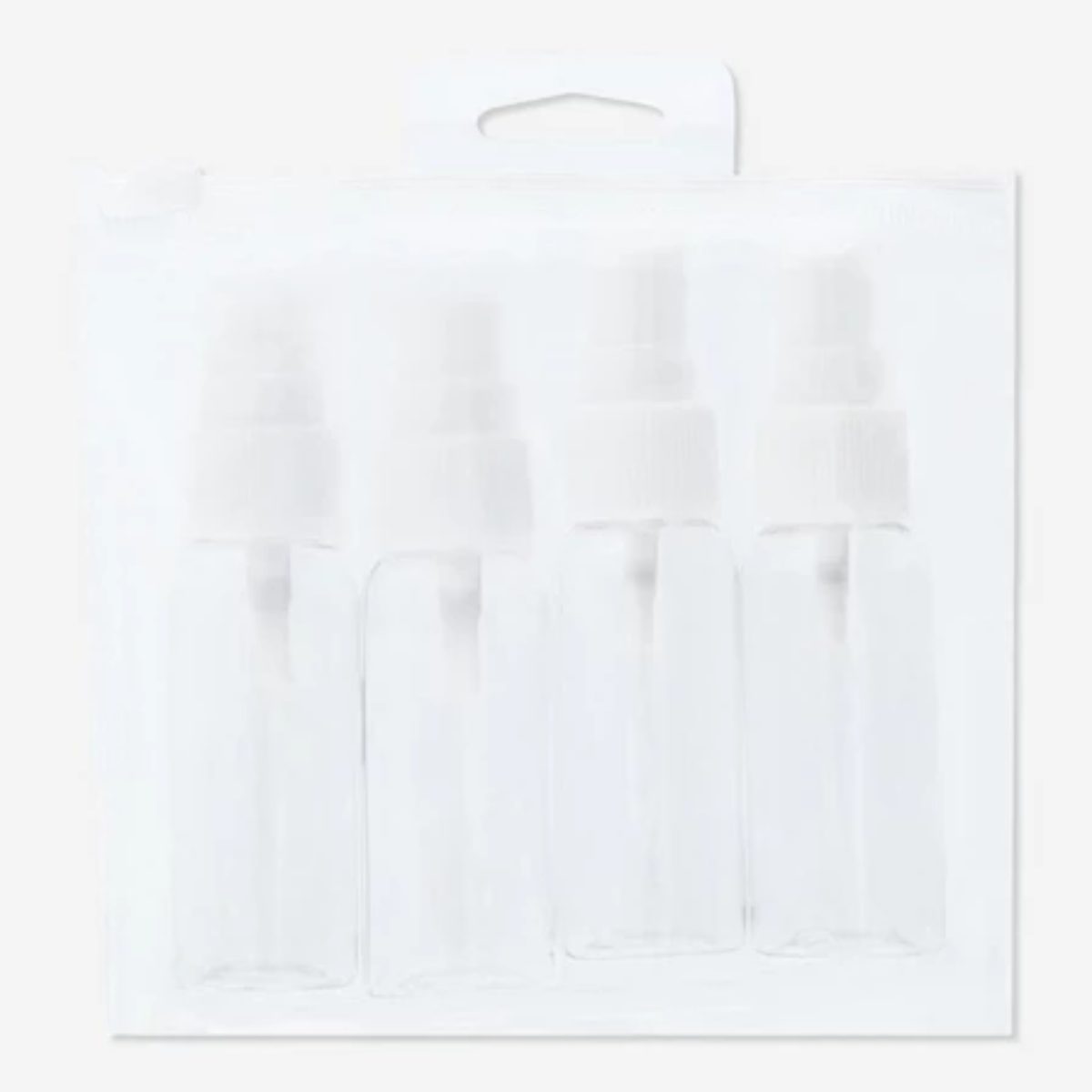 Travel Bottles Recycled Spray 4Pcs In Eva Zipper Bag