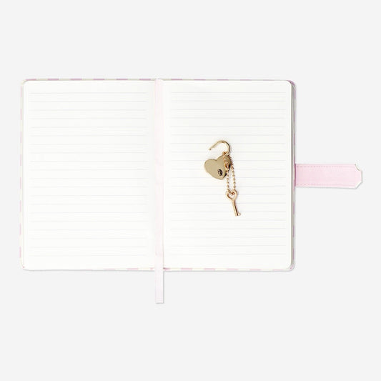 Diary with Heart Lock