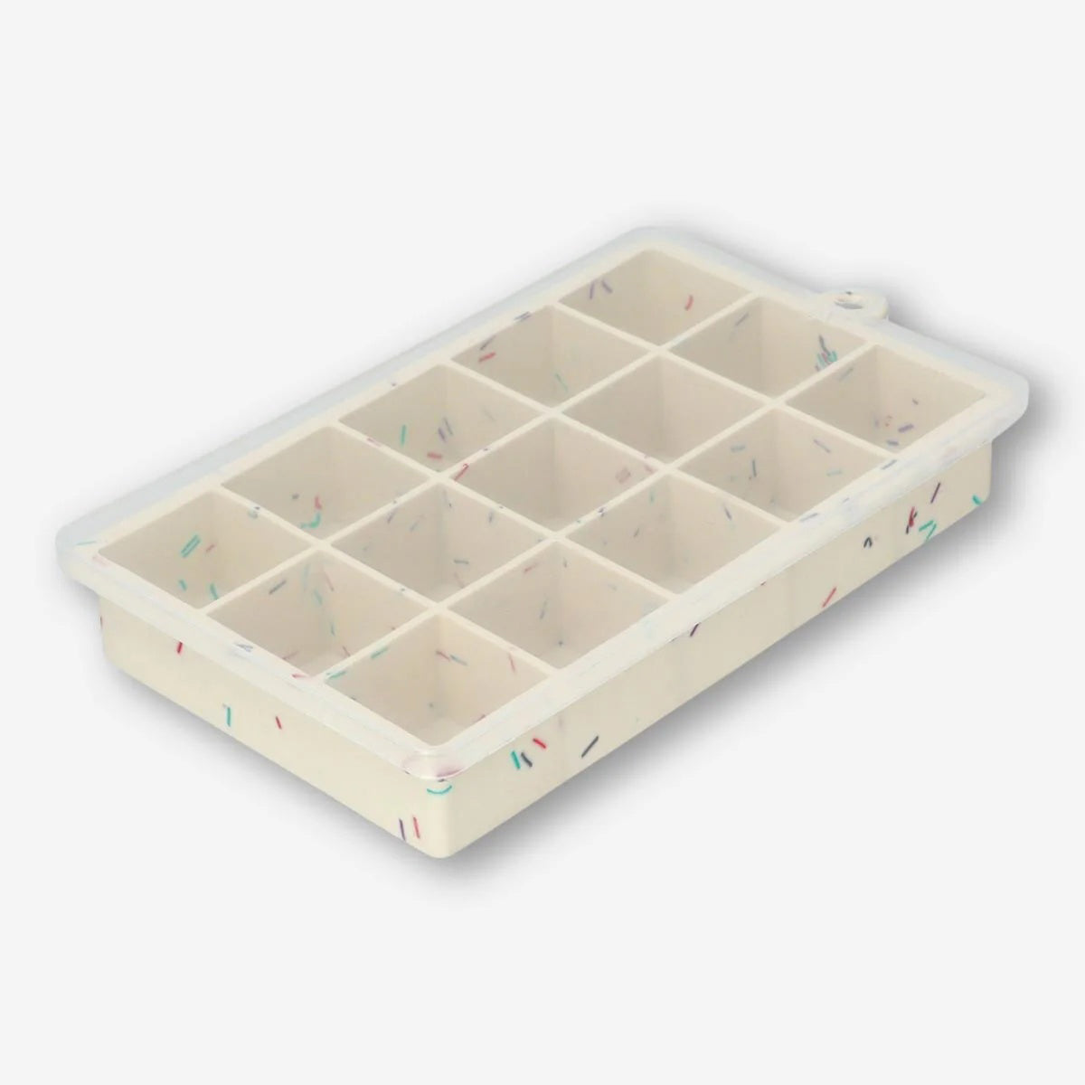 Ice Cube Tray W. Lid W. 15 Holes Ivory W Confetti – Flying Tiger
