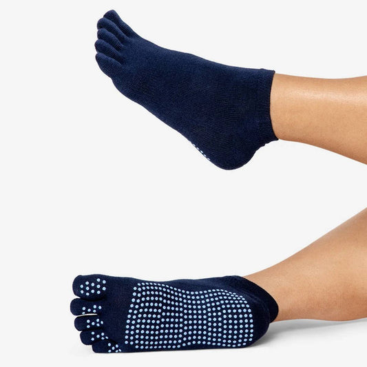 Socks For Yoga M/L Antislip Dk Blue (In)