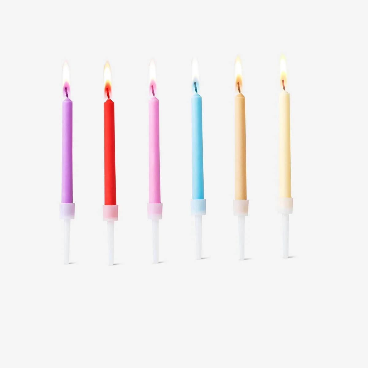 Colour Flame Candles