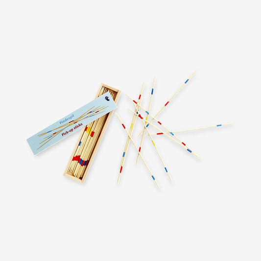 Game Pick Up Sticks In Wooden Box