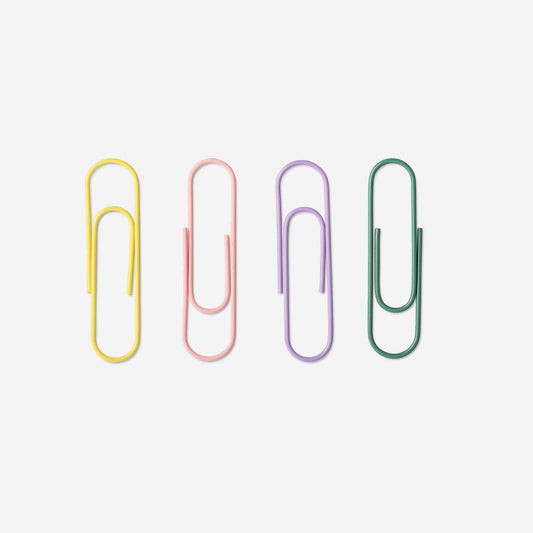 Clips Big 4 Mix Col 8 Pcs