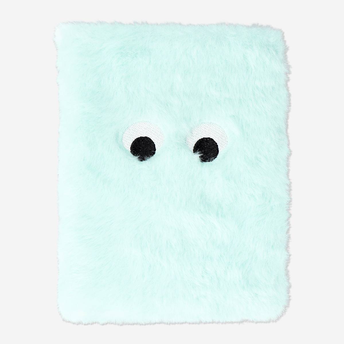 Notebook Plush W. Eyes Green