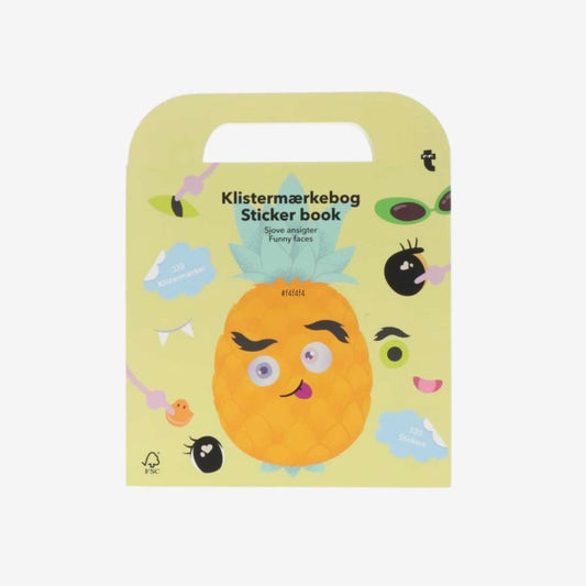 Activity Book W Stickers Faces