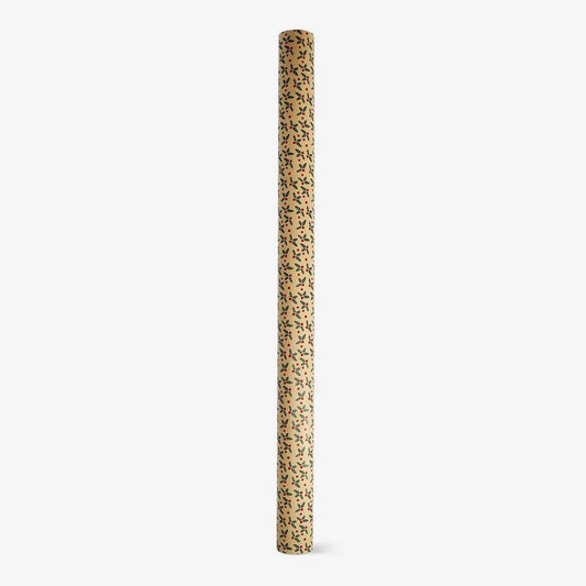 Wrapping Paper Giant Craft Holly 1000 X