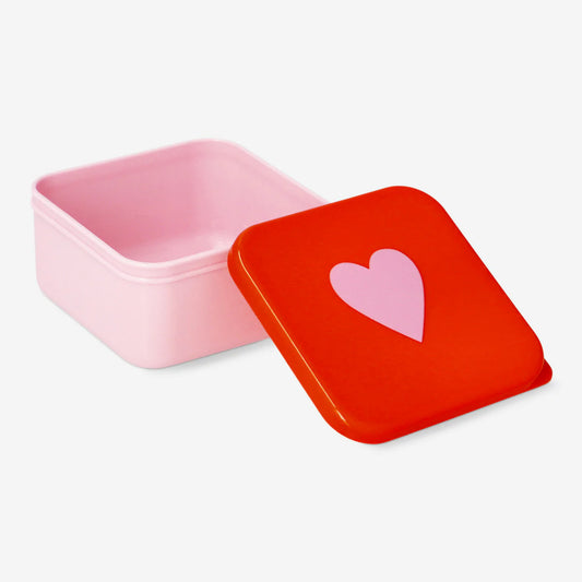 Box Snack Plastic Small 8.5X8.5X4.3Cm W