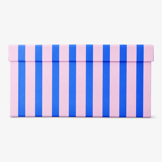 Box Paper Pink/Blue Stripe