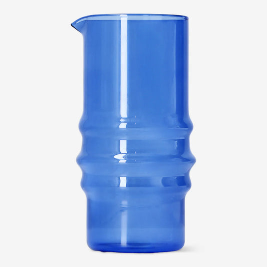 Jug Without Handle Glass Lovo Design Blu