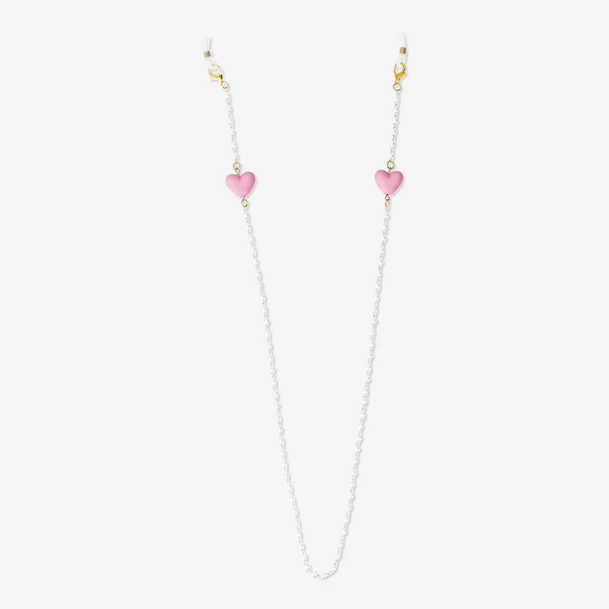 Chain For Glasses Pearls White